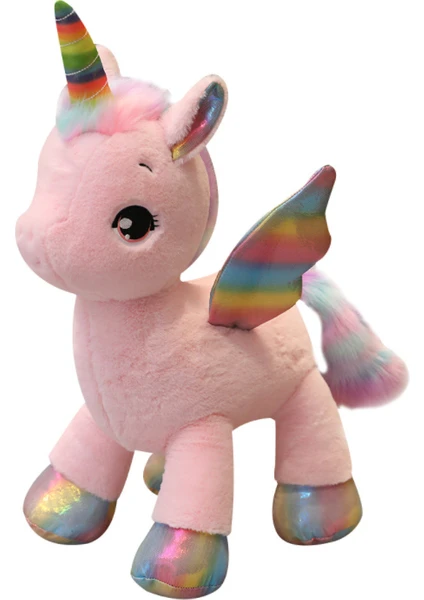 40 Pmmythical Unicorn Peluş Oyuncaklar Yumuşak Dolması Karikatür Hayvan At Bebek Yastıklar Pegasus Bebekler Yılbaşı Hediyeleri Çocuklar Için Çocuklar | Doldurulmuş peluş Hayvanlar (Pembe)