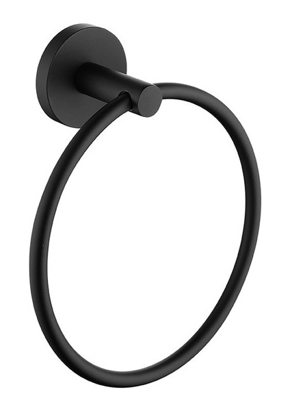 Siyah Mat Paslanmaz Çelik Banyo Donanım Havlu Ray Raf Rulo Kağıt Tutucu Tuvalet Fırçası Tutucu Banyo Aksesuarları | Banyo Donanımı