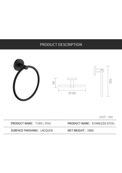 Siyah Mat Paslanmaz Çelik Banyo Donanım Havlu Ray Raf Rulo Kağıt Tutucu Tuvalet Fırçası Tutucu Banyo Aksesuarları | Banyo Donanımı fiyatları