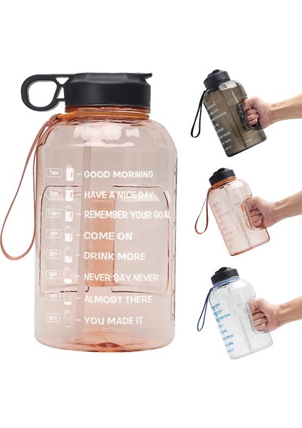 3.78L Spor Şişesi 133 Oz Seyahat Su Kupası (Altın) modelleri