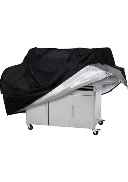 210D Barbekü Kapak Açık Toz Su Geçirmez Weber Ağır Izgara Kapak Yağmur Koruyucu Açık Barbekü Kapak Yuvarlak | Kapakları (100 * 60 * 150CM)