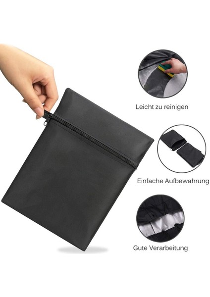 210D Barbekü Kapak Açık Toz Su Geçirmez Weber Ağır Izgara Kapak Yağmur Koruyucu Açık Barbekü Kapak Yuvarlak | Kapakları (100 * 60 * 150CM)