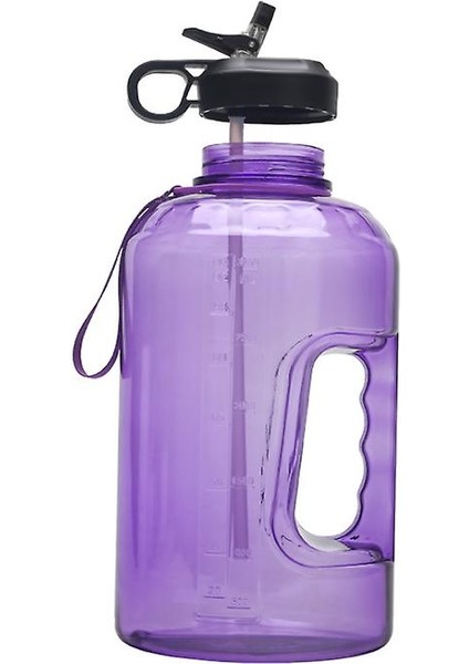 3.78L Spor Şişesi 133 Oz Seyahat Su Kupası (Mor)