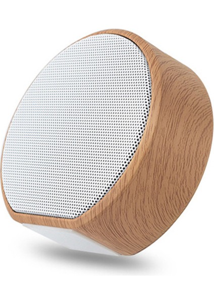 Bluetooth Hoparlör Taşınabilir Ahşap Stereo Mini Kablosuz Bluetooth Bas Hoparlör Eller Ücretsiz Tf Kart Oynatıcı Aux USB | Taşınabilir Hoparlörler (Beyaz)
