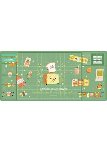 Boy Suya Dayanıklı Mouse Pad Öğrenci Yazma Pedi Ofis Bilgisayar Masası Mat Laptop Yastık Masası Organizatör Takvim ile | Fare Pedleri