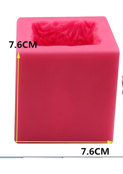 3D Oturan Melek Kız Silikon Sabun Kalıpları Kare Şekli El Yapımı Sabun Kalıbı Dıy Mum Sıva Yapma Kalıp Sabun Reçine El Sanatları | Sabun Kalıpları (7.6 * 7.6 * 7.6 Cm)