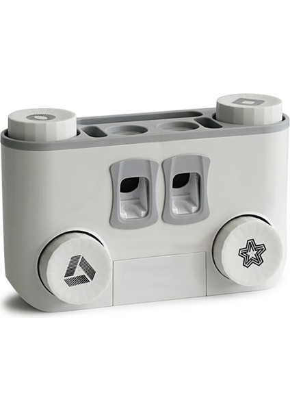 Çok Işlevli Diş Fırçası Tutucu Depolama Diş Macunu Kozmetik Toz Geçirmez Banyo Aksesuarları Uygun Diş Macunu Dispenseri(Yurt Dışından)