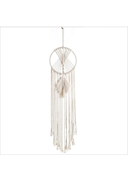 Dreamcatcher Duvar Asılı El Yapımı Dokuma Duvar Goblen Büyük Bohemian Duvar Sanatı Dekorasyon Oturma Odası GT016 | Dekoratif Gobiyeller