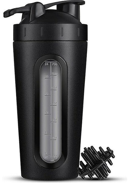 Paslanmaz Çelik Shaker, 700 Ml-Siyah