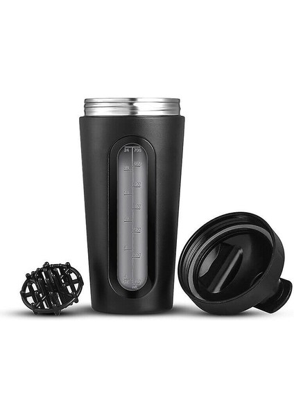 Paslanmaz Çelik Shaker, 700 Ml-Siyah