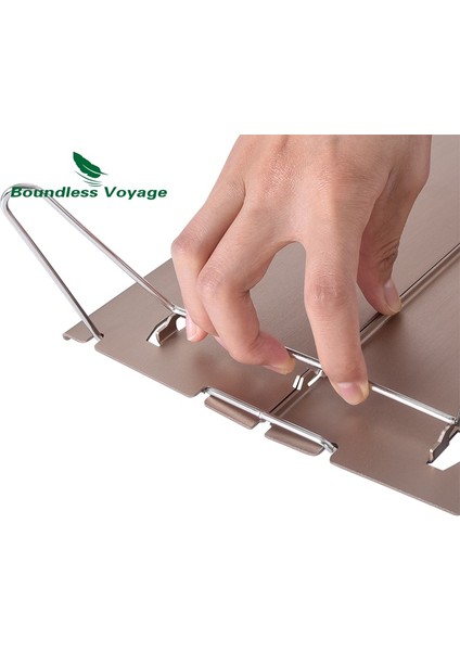 Açık Taşınabilir Alüminyum Alaşım Ultralight Mini Katlanır Masa