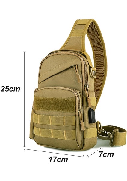 Açık Askeri Omuz Çantası Spor Tırmanma Sırt Çantası Omuz Taktik Yürüyüş Kamp Avcılık Daypack Balıkçılık Sırt Çantası X113D | Tırmanma Çantaları