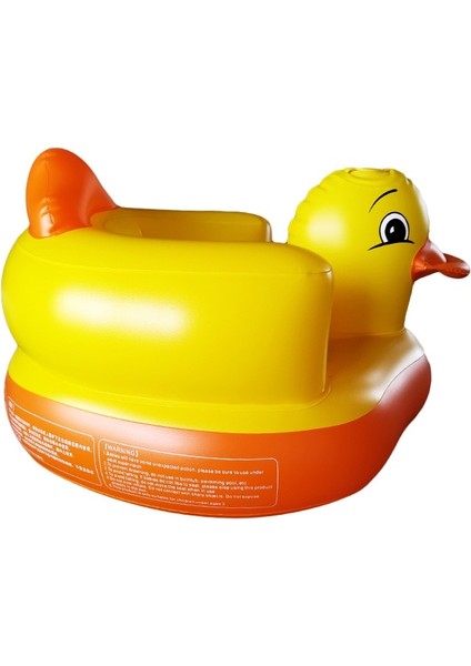Bebek Şişme Sandalye Pvc Çocuklar Koltuk Kanepe Sarı Ördek Banyo Koltukları Yemek Puset Bebek Taşınabilir Oyun Oyunu Mat Kanepe Öğrenmek Dışkı | Bebek Koltukları ve divan