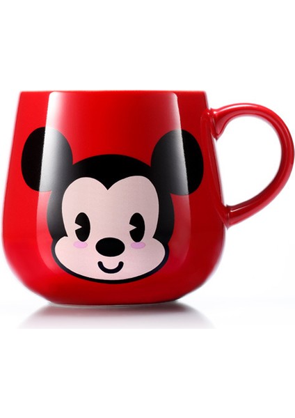 Disney Seramik Kupası Mickey Minnie Ofis Su Kupası Yaratıcı Sevimli Büyük Kapasiteli Karikatür Çift Kupa Kupası | Kupalar