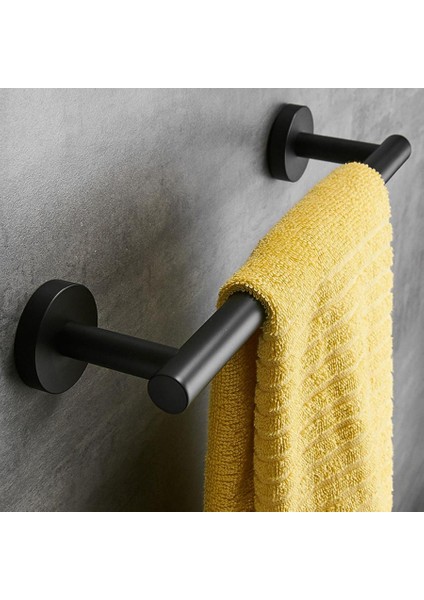 31.5 cm Paslanmaz Çelik Fırçalı Tek Havlu Raf Bar Çubuk Askı Raf Tutucu Duvara Monte Ev Banyo Havlu Depolama Organizatör | Havlu Rafları
