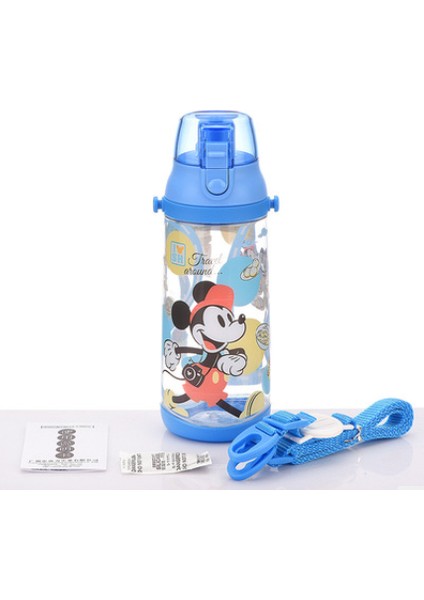 Çocuk Su Kupaları Yaz Erkek ve Kız Çocuk Bardakları Içme Taşınabilir Plastik Içme Bardaklar Çocuk Şişeleri Karikatür Kupası | Kupalar (Mavi Mickey) fiyatları