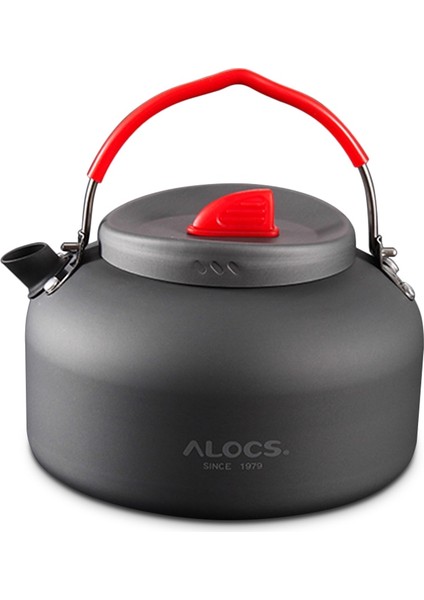 Alocs Açık Su Isıtıcısı Kamp Piknik Su Çaydanlık Cezve 1.4l Alüminyum Kap Kamp Masa Su Isıtıcılar | Açık Hava Tabloları