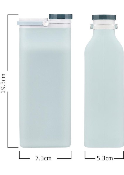 Katlanabilir Kamp Büyük Kapasiteli Su Bardağı, Taşınabilir Sızdırmaz Seyahat Kupası, Silikon Güvenli ve Toksik Olmayan (19.3x7.3x5.3 Cm) (Beyaz) fiyatları