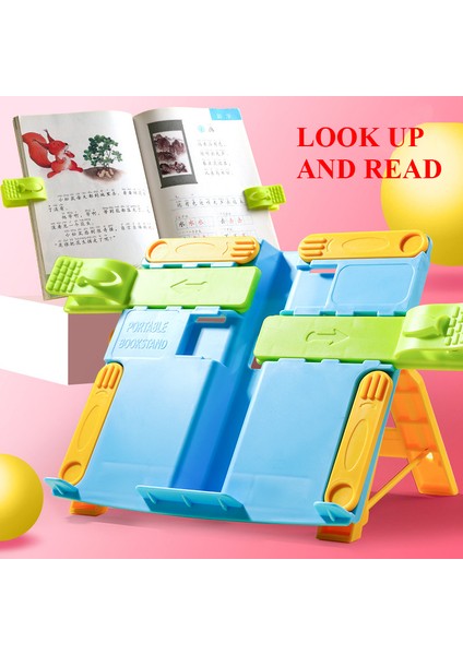 Kitap Standı Tutucu Taşınabilir Katlanabilir Bookends Bookstand Öğrenci Çocuklar Için Okuma Desteği Yazma Braketi Ofis Aksesuarları |(Yurt Dışından)