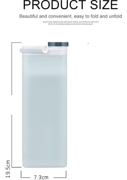 600 ml Katlanabilir Silikon Içecek Su Şişesi Katlanır Su Isıtıcısı Kupası Seyahat Sporları Içecek Su Şişesi Su Isıtıcısı Açık | Spor Şişeleri(Yurt Dışından) fırsatları