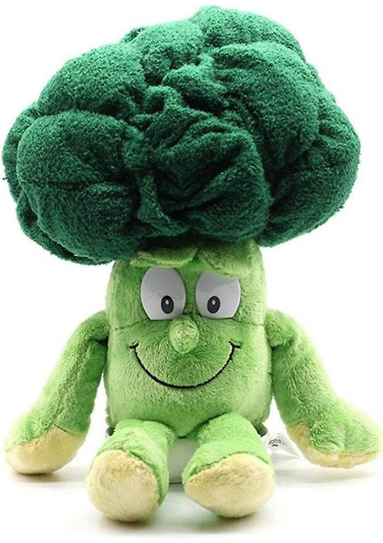 Meyve Sebze Hayvan Peluş Oyuncak Bebek Erkek Kız Uyku Konfor Oyuncaklar (Brokoli Desen)