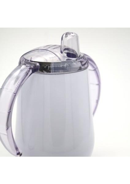 Bebek Sippy Kupası Kolu ile Çift Katmanlı 304 Paslanmaz Çelik Bpa Ücretsiz Güvenli Vakum 10 Oz Yalıtımlı Kupa Süt Sippy Kupası Çocuklar Için | Kupalar (Beyaz) fırsatları