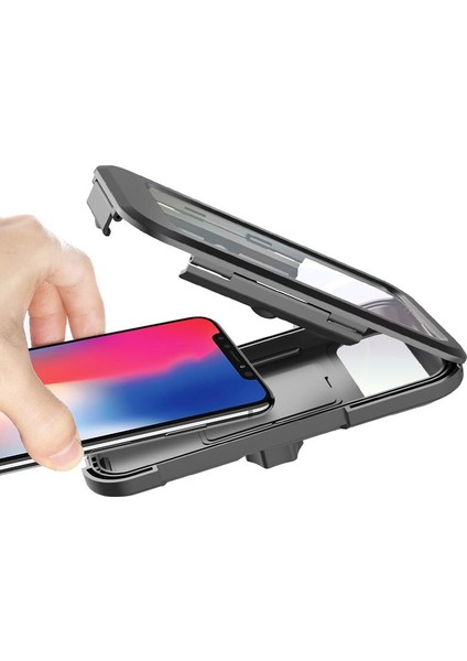 Bisiklet Motosiklet Telefon Tutucu Su Geçirmez Bisiklet Mobil Tutucu Gidon Cep Telefonu Standı Gps Montaj Braketi Destek Scooter Kapağı | Telefon Sahipleri ve duruş fiyatları