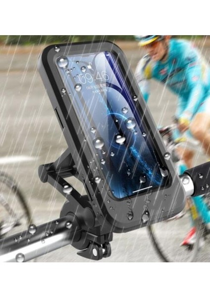 Bisiklet Gidon Açık Su Geçirmez Telefon Standı Braketi Mobil Destek Dağı Ayarlanabilir Motosiklet Bisiklet Telefon Tutucu Kılıf | Telefon Sahipleri ve duruş fırsatları