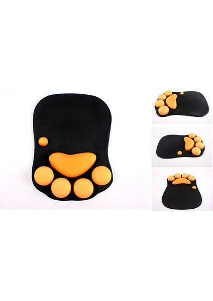 Sevimli Kedi Pençe Mouse Pad Ofis Silikon Yaratıcı Kedi Pençe Bilek Pad Mouse Pad Bilek Rest ile | Fare Pedleri Yeşil
