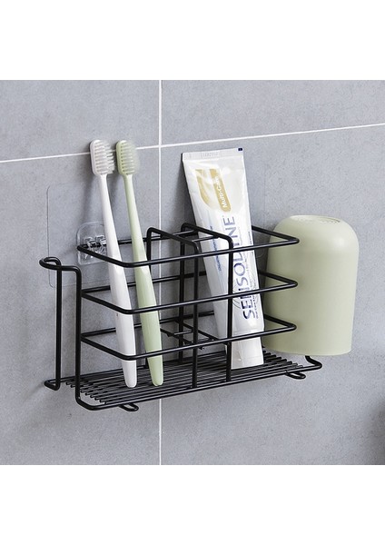 Duvar Standı Banyo Diş Fırçası Depolama Tutucu Demir Diş Macunu Raf Raf Diş Fırçası Tutucu Banyo Aksesuarları | Diş Macunu Tutucular fiyatları