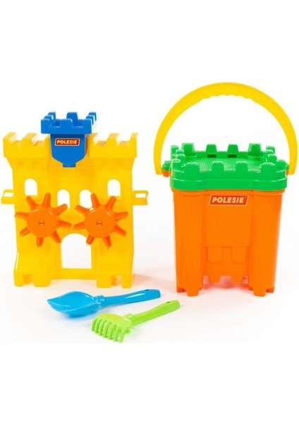 Plaj ve Bahçe Oyuncak 5 Parça Kale Kum Değirmeni + Maksi Kale Kova + Kale Elek + Kürek ve Tırmık modelleri