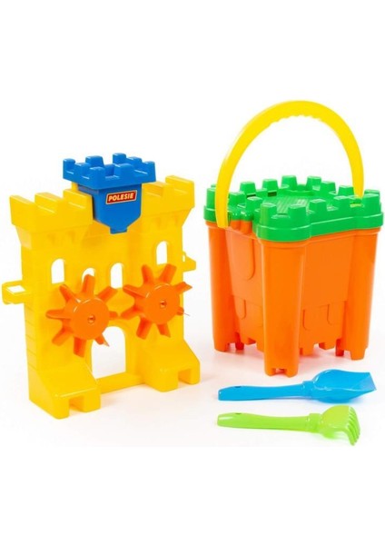 Plaj ve Bahçe Oyuncak 5 Parça Kale Kum Değirmeni + Maksi Kale Kova + Kale Elek + Kürek ve Tırmık fırsatları
