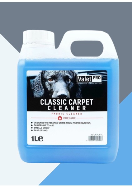 Halı Döşeme Temizleme Classic Carpet Cleaner 1 Lt.