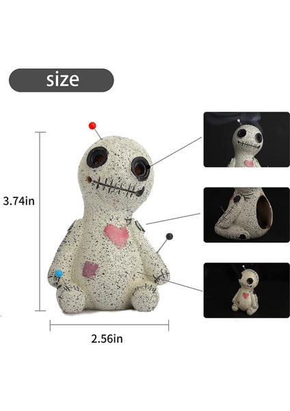 Voodoo Bebek Tütsü Koni Burner Masaüstü Reçine Süsleme Ev Decration (Sağ)(Yurt Dışından) fiyatları
