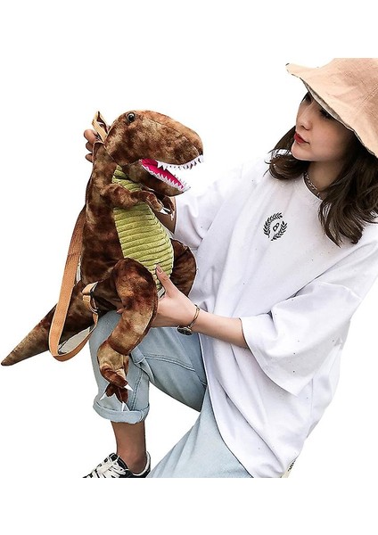 Dinozor Sırt Çantası Çocuklar Sevimli Hayvan Sırt Çantası Erkek Kız Toddler Dinozorlar Çanta (Yeşil) (Yurt Dışından)