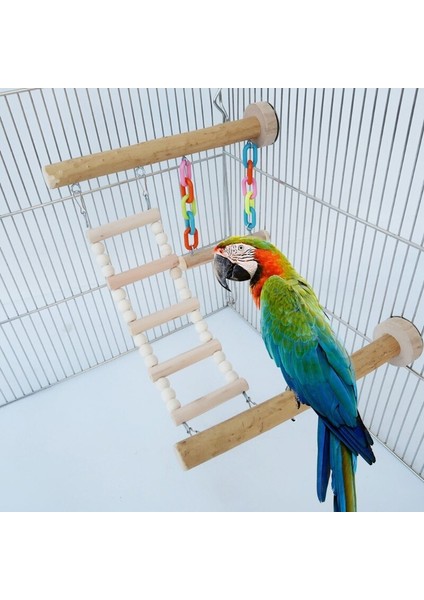 Kuş Levrek Standı Oyuncak Papağan Salıncak Tırmanma Merdiveni Birdcage Spor Salonları Oyun Parkı | Kuş Oyuncakları fırsatları