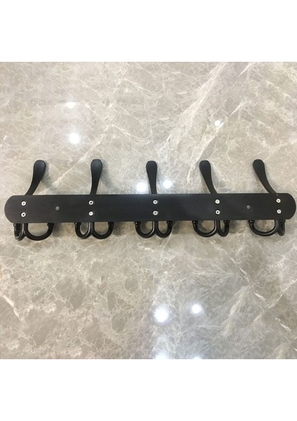5 Kanca Paslanmaz Çelik Duvara Monte Banyo Kanca Raf Yatak Odası Ceket Askısı | Robe Hooks