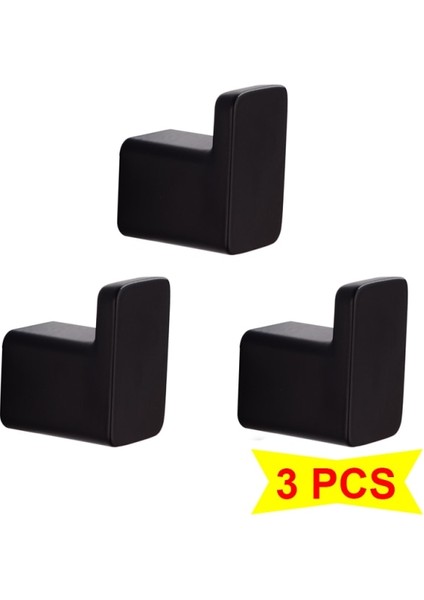 Robe Kanca Duvara Monte Banyo Havlu Kanca Siyah Alüminyum Bağbozumu Ceket Kanca Askı Tek Dekoratif Çanta Anahtar Şapka Giysi Raf | Robe Hooks
