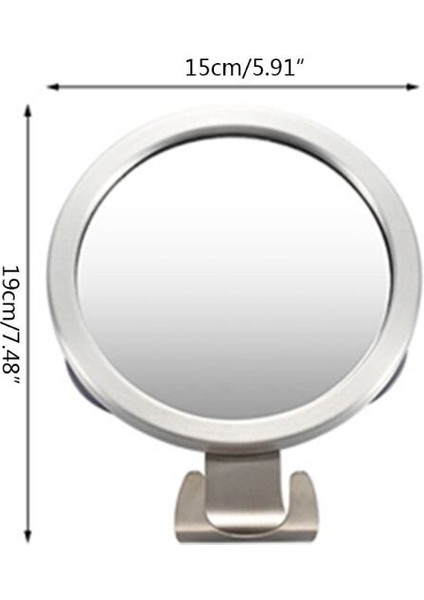 Paslanmaz Çelik Anti Sis Duş Aynası Tıraş Makyaj Aynaları Banyo | Banyo Aynaları(Yurt Dışından)