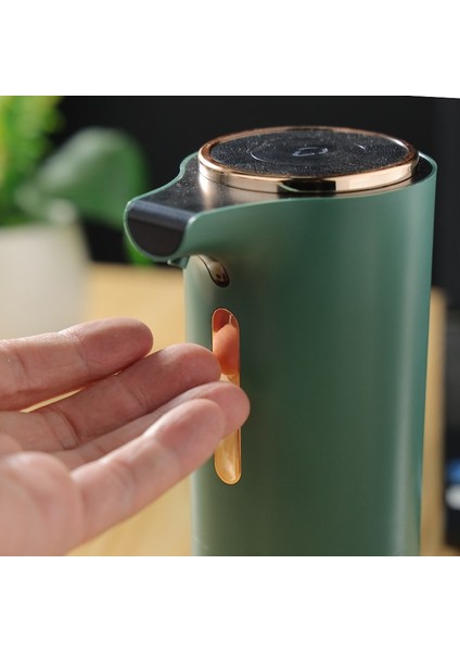250 ml Otomatik Dokunuşsuz Sabunluk El Ücretsiz Sanitizer Banyo Dağıtıcı Akıllı Sensör Sıvı Sabun Dağıtıcı Banyo Için | Sıvı Sabunlukları (Yeşil)