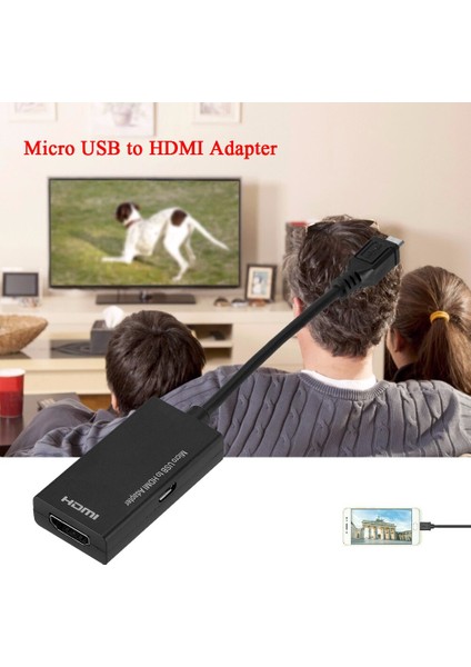 Mikro USB HDMI Uyumlu Kablo Mikro USB 2.0 Erkek HDMI Uyumlu Kadın Adaptör Dönüştürücü Samsung Htc Lg Android Için |