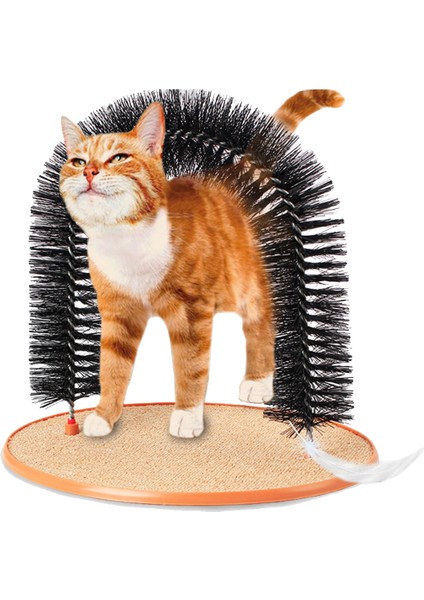 Hediye Arch Pet Kedi Kendini Damat Yuvarlak Polar ile Taban Kedi Oyuncak Fırça Oyuncaklar Evcil Kazı Kesme Cihazları | Pet Kedi | Kedi Damat Kedi Kendini Damat(Yurt Dışından)