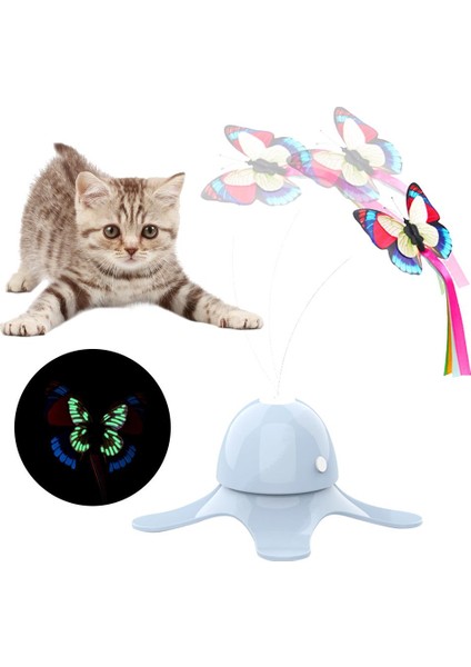 Elektronik Pet Kedi Oyuncak Akıllı Otomatik Komik Kedi Egzersiz Oyuncak Kedi Dönen Topu Yavru Oyuncaklar Kelebek Kedi Sopa Interaktif Oyuncak | Kedi Oyuncakları modelleri