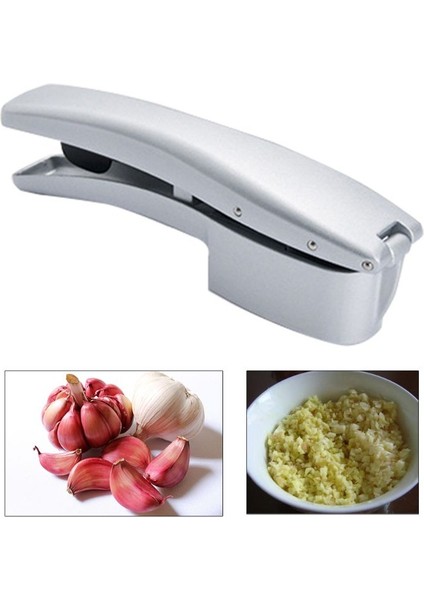 Çok Işlevli 2 In 1 Alüminyum Alaşım Sarımsak Baskı Crusher Basın Dilimleyici Kıyma Profesyonel Mutfak Öğütücü Sıkacağı Aracı