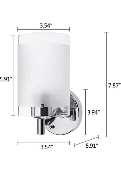 2021 Yeni AC85 265 V E27 LED Duvar Işık Modern Cam Dekoratif Aydınlatma Aplik Fikstürü Lamba | LED Iç Duvar Lambaları