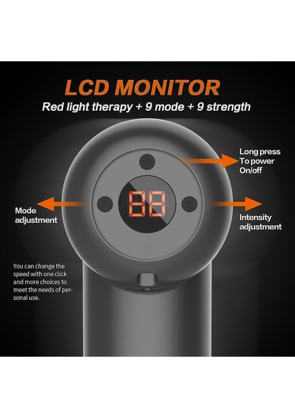 Elektrikli Masaj Kas Masaj Tabancası Kas Stimülatörü Titreşimli Geri Boyun Masajı ile 6 Kafaları Vücut Zayıflama Rölyef Ağrı Relax (Abd Plug) (Paketi) fırsatları