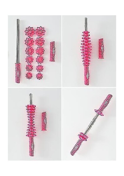 Mace Roller Masajı Yoga Fitness Ekipmanları Fasya (Pembe) fiyatları