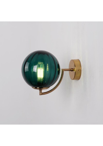 Oturma Odası Arka Plan Duvar Lambası Yaratıcı Vitray Topu Duvar Lambası Modern Minimalist Koridor Yatak Odası Başucu Lambası (Ampul Dahil Değil) fırsatları