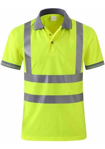 Hızlı Kuru Güvenlik Giyim Gece Çalışması T Gömlek Yansıtıcı Tops Workwear Kuru Fit T Gömlek Yelek Nefes Çalışma Güvenlik Giysileri | Güvenlik Giyim modelleri