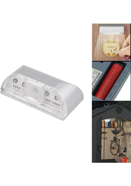 4led Ir Sensörü Işık Oto Pir Kızılötesi Kablosuz Anahtar Dişi Hareket Algılama